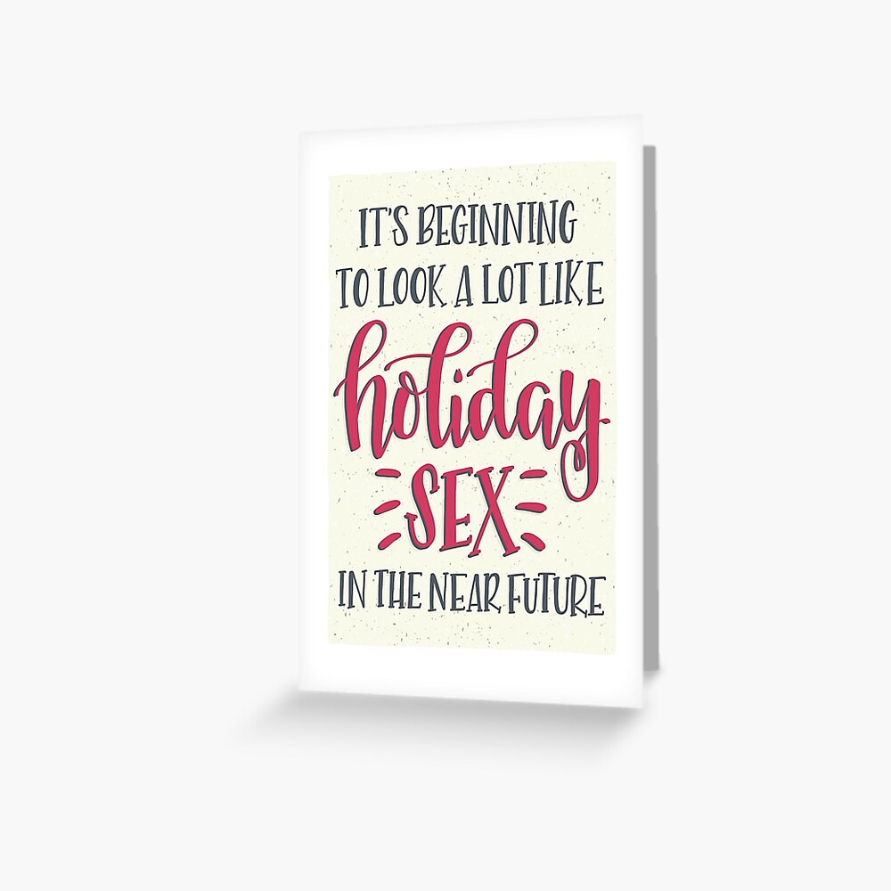 Boyfriend Christmas Card Naughty Christmas Card Holiday Sex Greeting Card For Sale By 9839