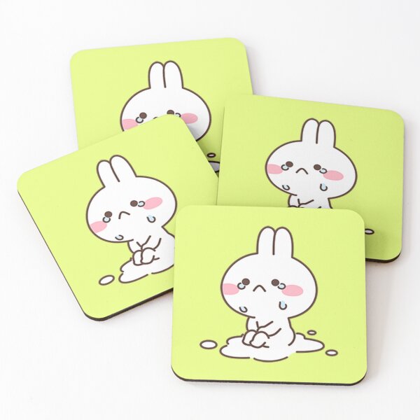 Item preview, Sad Rabbit Crying Emoji Cute designed and sold by horseford76.