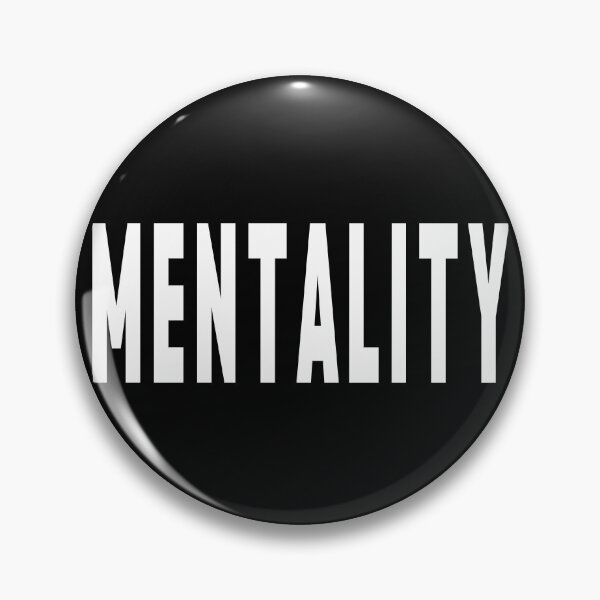 Item preview, Mentality word typography designed and sold by Shambusiness.