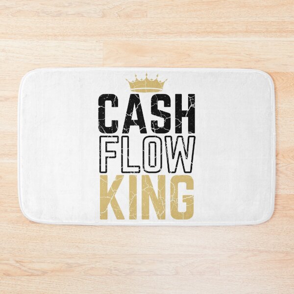 Item preview, CASHFLOW KING crown modified distressed white background  designed and sold by KingsManKind.