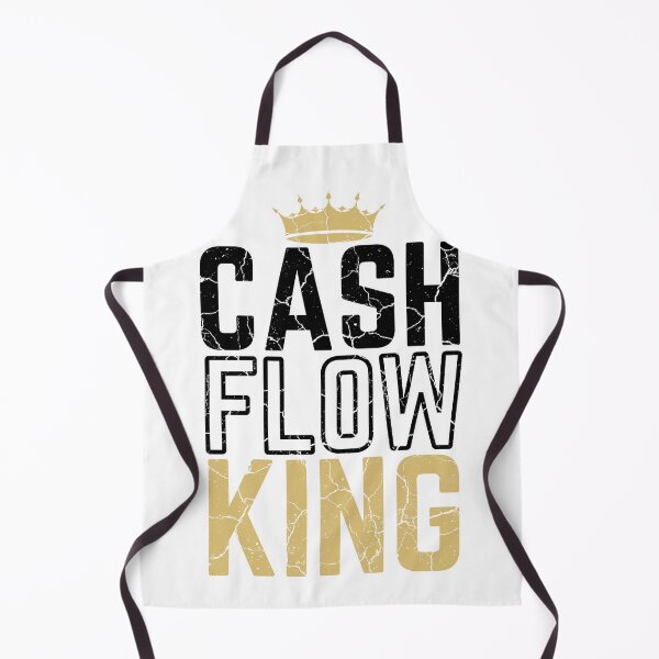 Item preview, CASHFLOW KING crown modified distressed white background  designed and sold by KingsManKind.