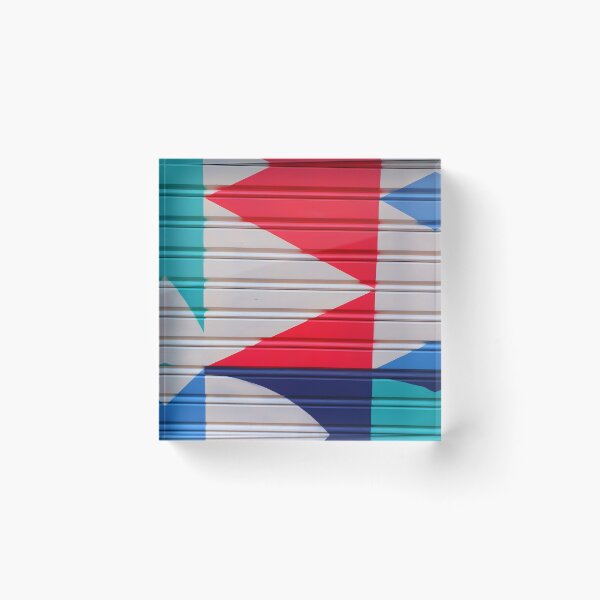 Item preview, Abstract graffiti colorful lines wall art wall Red Blue  designed and sold by Tropical Blood.