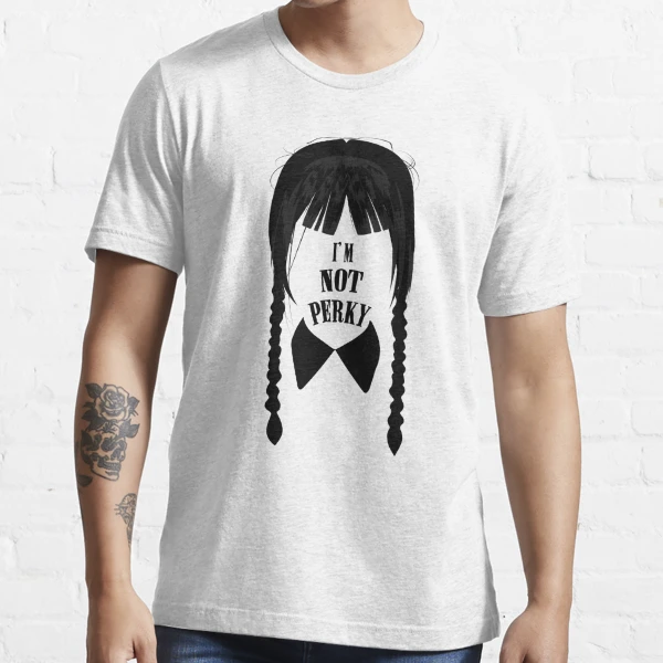 Wednesday Addams Quotes (I AM NOT PERKY) Kids T-Shirt for Sale by  PotluckPrints