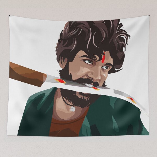 Item preview, Allu arjun Pushpa  designed and sold by Srirangarakesh.