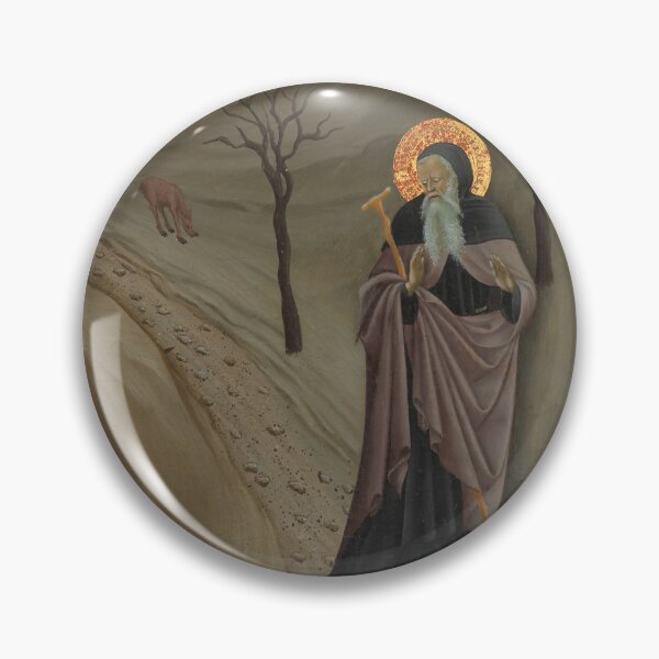 Item preview, Sunset painting, Sunset Artwork,Saint Anthony the Abbot in the Wilderness designed and sold by danaJG.