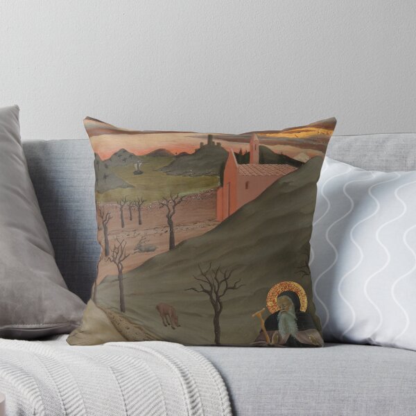 Item preview, Sunset painting, Sunset Artwork,Saint Anthony the Abbot in the Wilderness designed and sold by danaJG.