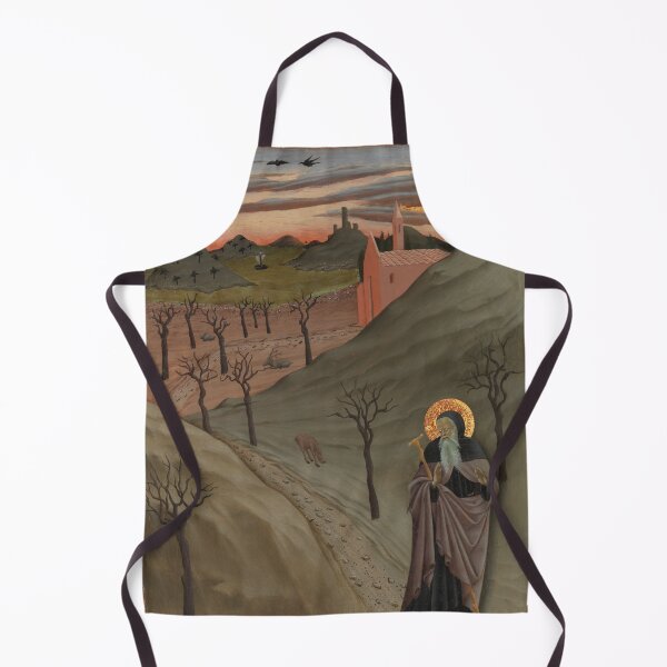 Item preview, Sunset painting, Sunset Artwork,Saint Anthony the Abbot in the Wilderness designed and sold by danaJG.