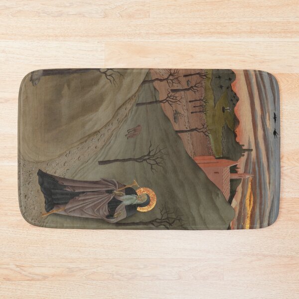 Item preview, Sunset painting, Sunset Artwork,Saint Anthony the Abbot in the Wilderness designed and sold by danaJG.