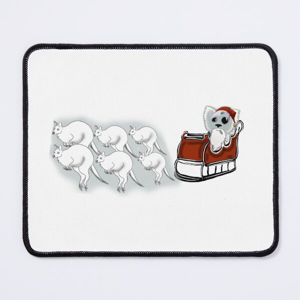 Item preview, Six white boomers and Santa koala designed and sold by mjohmy.
