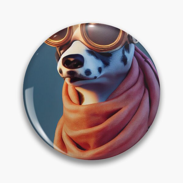 Item preview, Funny Anthropomorphic Dalmatian with Eyeglasses designed and sold by MimozaStudio.