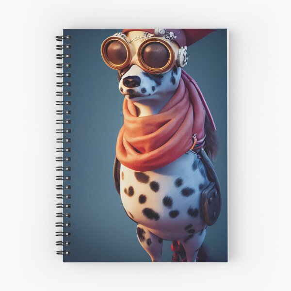 Item preview, Funny Anthropomorphic Dalmatian with Eyeglasses designed and sold by MimozaStudio.