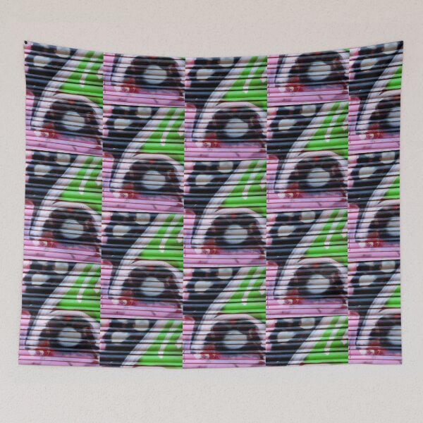 Item preview, Graffiti grunge art wall art Spain Green wall textura  designed and sold by Tropical Blood.