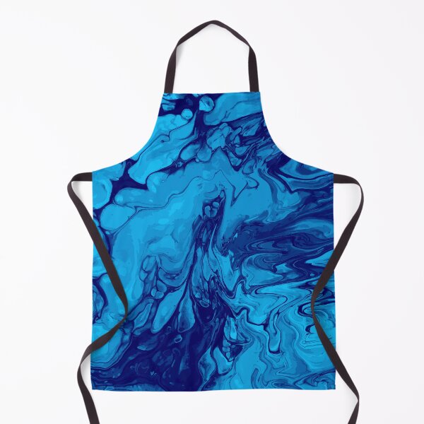 Artikelvorschau, Vivid Blue Palette 13 Marble Fluid Art entworfen und verkauft von Janzay.