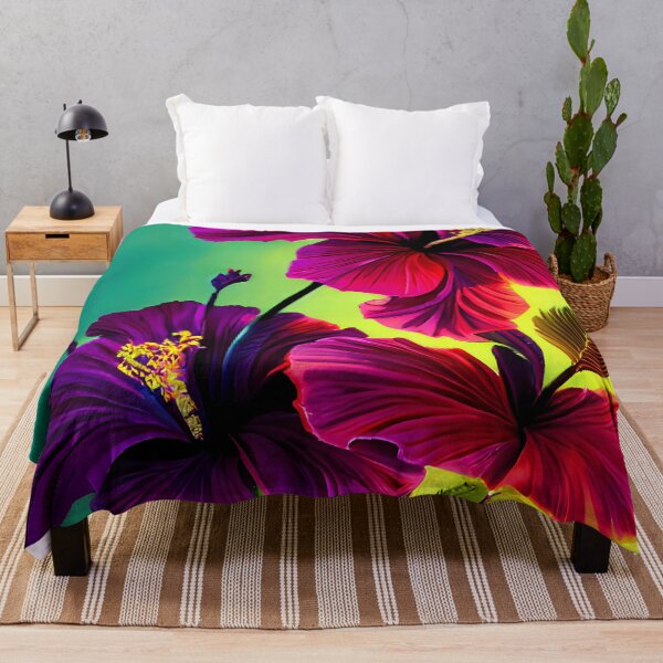 Item preview, Colorful Hibiscus Flower Collection #4 by GizbarArts made with a.i. designed and sold by Ganzabara.