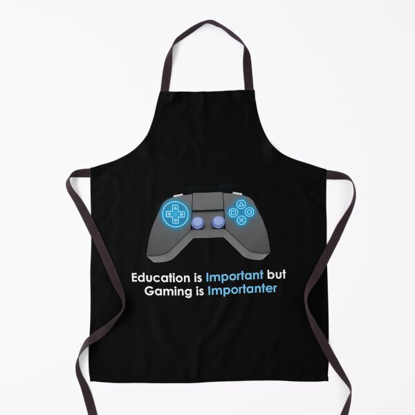 Item preview, education is important but gaming is importanter designed and sold by noha alzohbi.