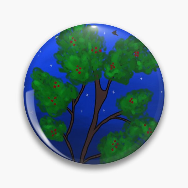 Item preview, Apple tree at night designed and sold by Moonlight Rabbit.