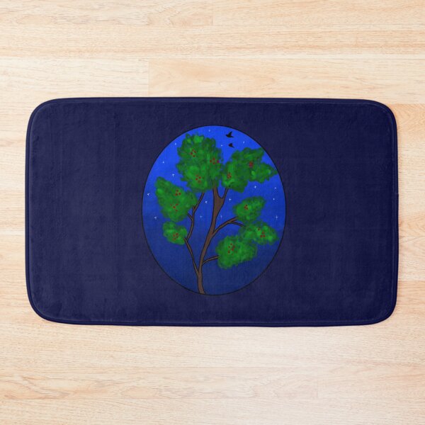Item preview, Apple tree at night designed and sold by Moonlight Rabbit.