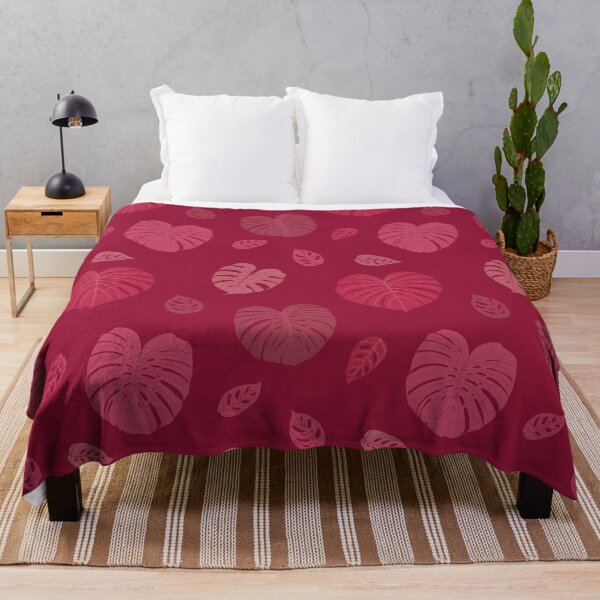 Item preview, Viva Magenta pattern Tropical leaves  designed and sold by IrinaVaneeva.