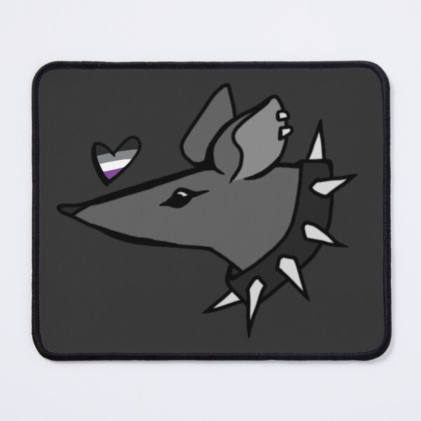 Item preview, Asexual Flag Pride Rat and Heart designed and sold by Pride-Rat.