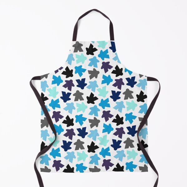 Item preview, Game Night Meeples | Black, Blue, Purple, Grey designed and sold by Zab Butler Design.
