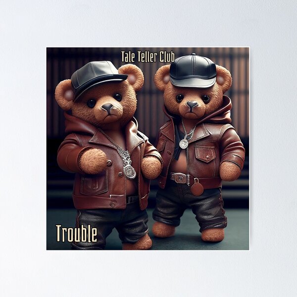 Trouble by Tale Teller Club Orchestra Art by iServalan CDM Music Tracks and Book Illustrations  Poster