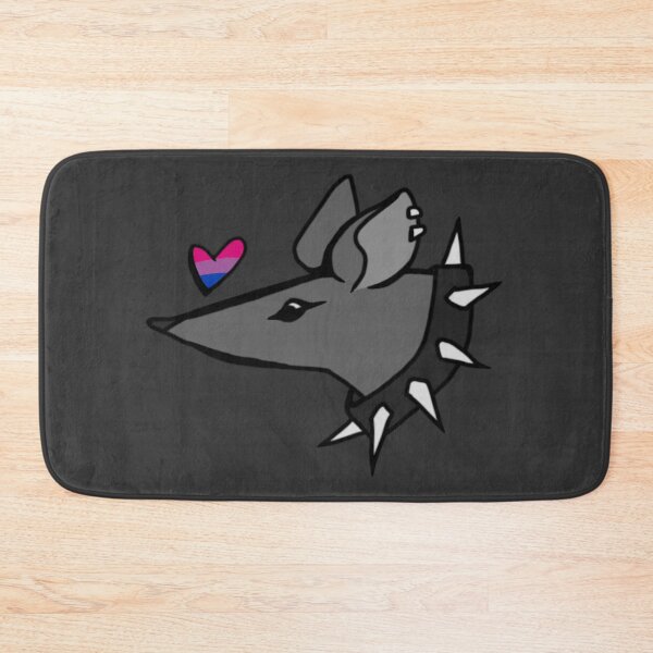 Item preview, Bisexual Flag Pride Rat and Heart designed and sold by Pride-Rat.