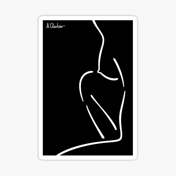 Nude 15 Sticker