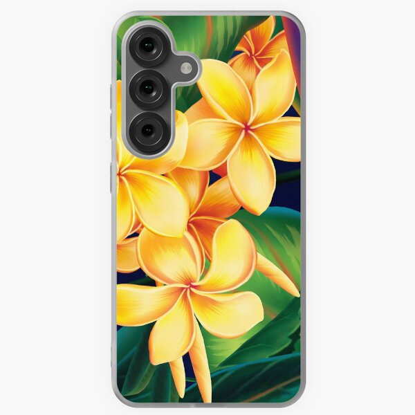 Aperçu de l'œuvre Paradis tropical illustration de Plumeria hawaïen créée et vendue par DriveIndustries.