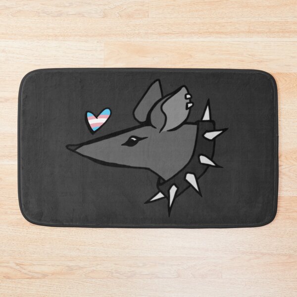 Item preview, Transgender Flag Pride Rat and Heart designed and sold by Pride-Rat.