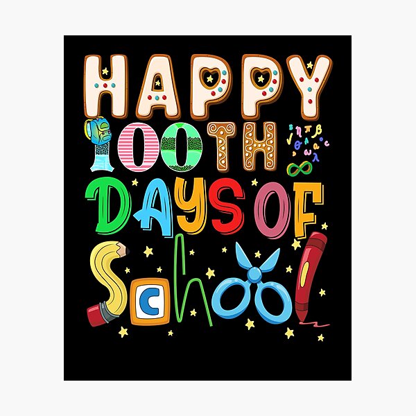 Item preview, 100th Day of School Teachers Kids Child Happy 100 Days designed and sold by M7MED12.