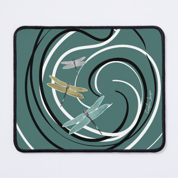 Item preview, Retro 50s vintage style dragonfly pattern.  Caroline Laursen original designed and sold by Caroline Laursen.