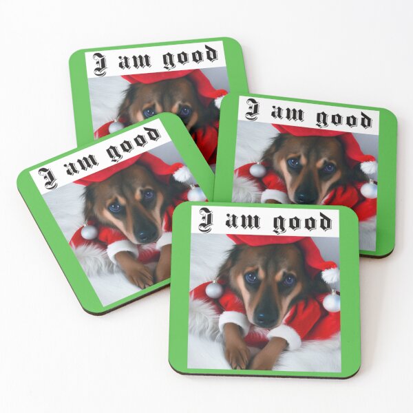 Item preview, Cute Christmas puppy dog designed and sold by CottagePop.