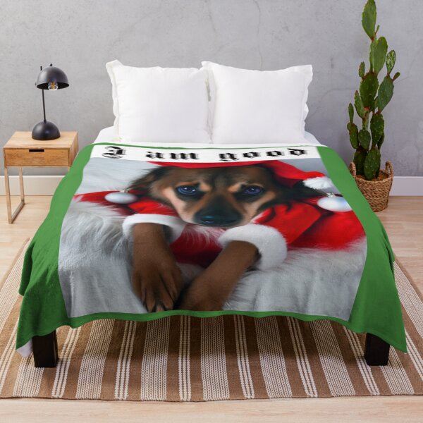 Item preview, Cute Christmas puppy dog designed and sold by CottagePop.
