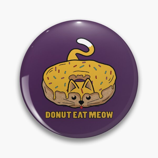 Artikelvorschau, Donut isst miau Katze entworfen und verkauft von Donutlovers.