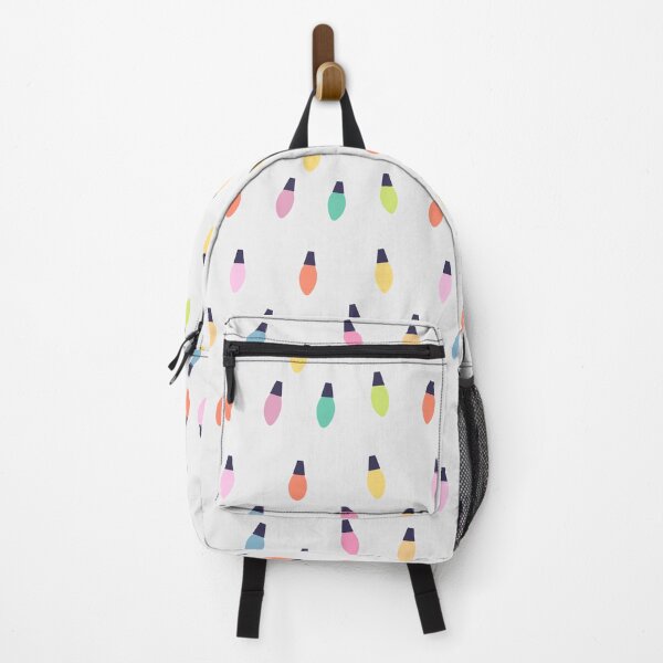 Item preview, Christmas lights colorful pastel pattern designed and sold by StudioBarcelona.