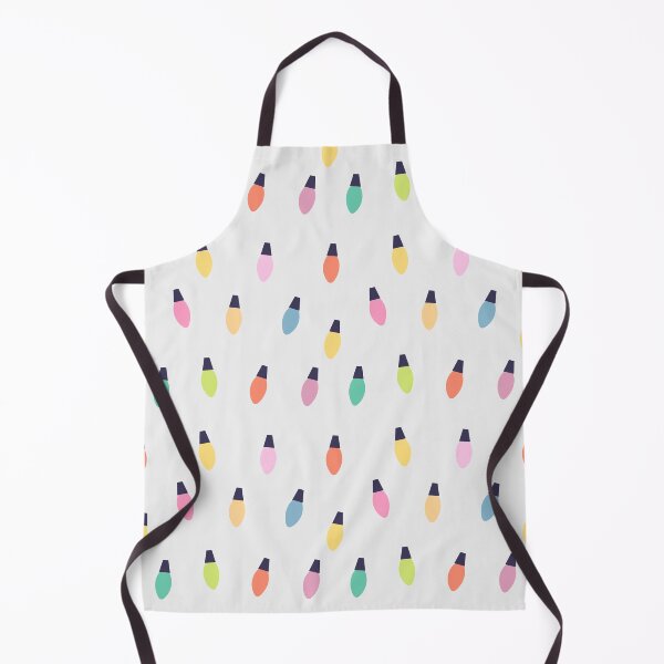 Item preview, Christmas lights colorful pastel pattern designed and sold by StudioBarcelona.
