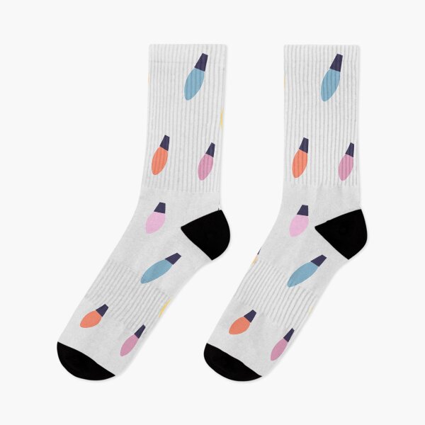 Item preview, Christmas lights colorful pastel pattern designed and sold by StudioBarcelona.