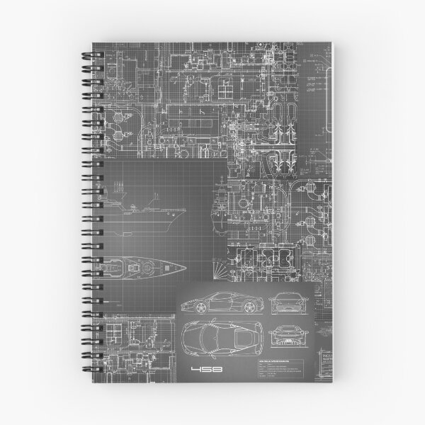 Item preview, Engineering Blueprint [black] designed and sold by Viktordm.