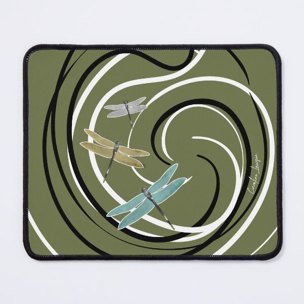 Item preview, Retro 50s vintage style dragonfly pattern.  Caroline Laursen original designed and sold by Caroline Laursen.