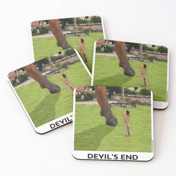 Item preview, Devil's End Travel Poster designed and sold by SimonFox.
