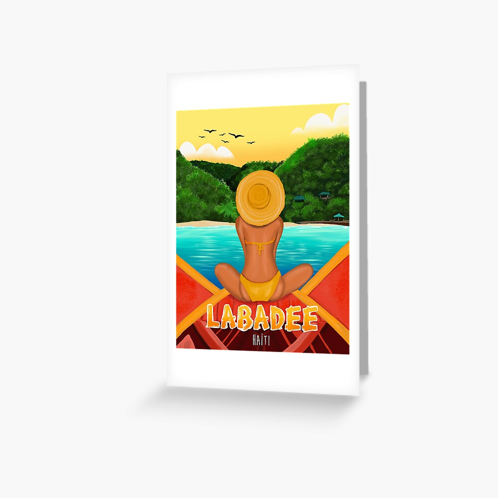 Labadee Haiti Travel Poster Postcard
