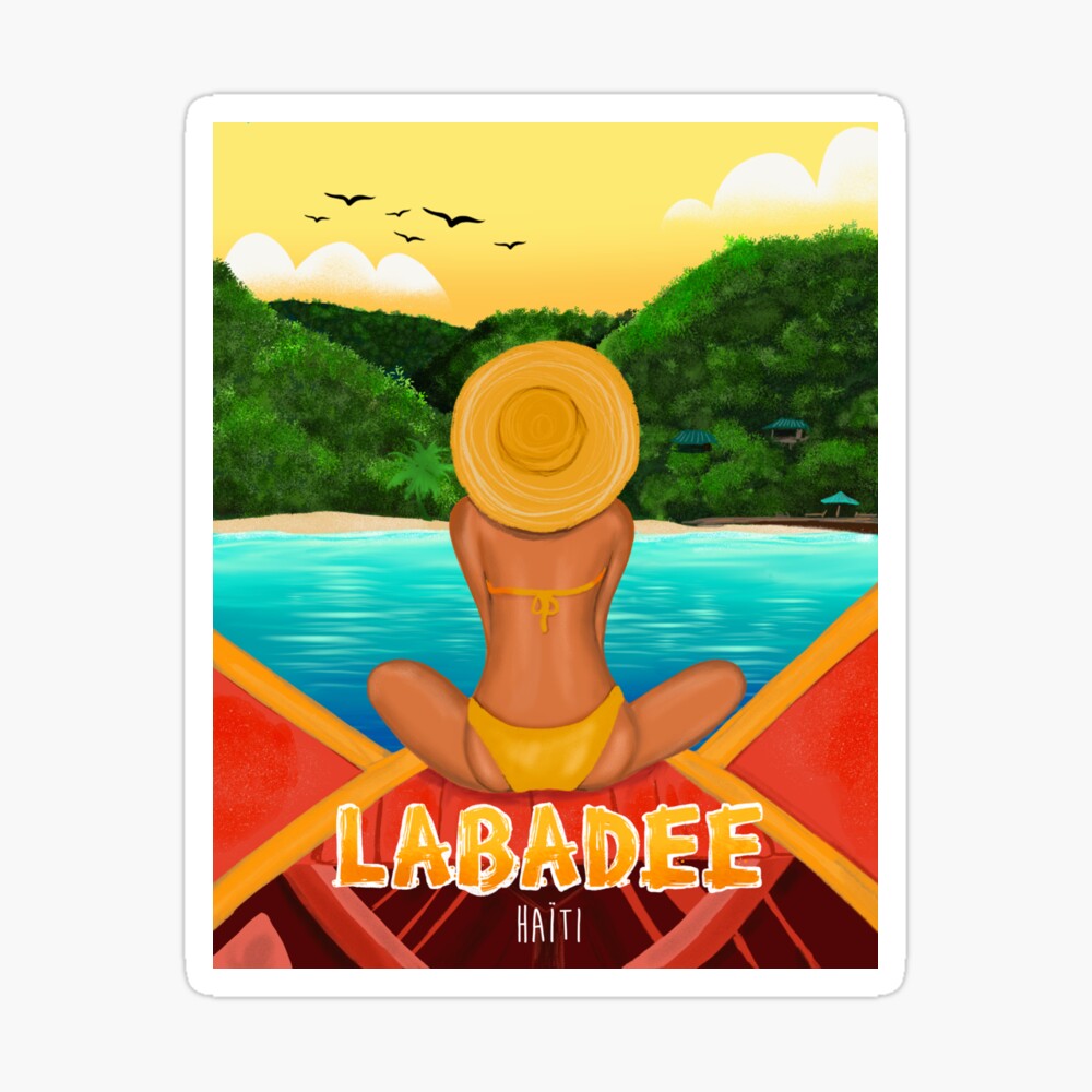 Labadee Haiti Travel Poster Postcard