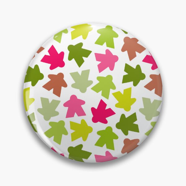 Item preview, Game Night Meeples | Red, Green, Rust Brown, Pink designed and sold by Zab Butler Design.