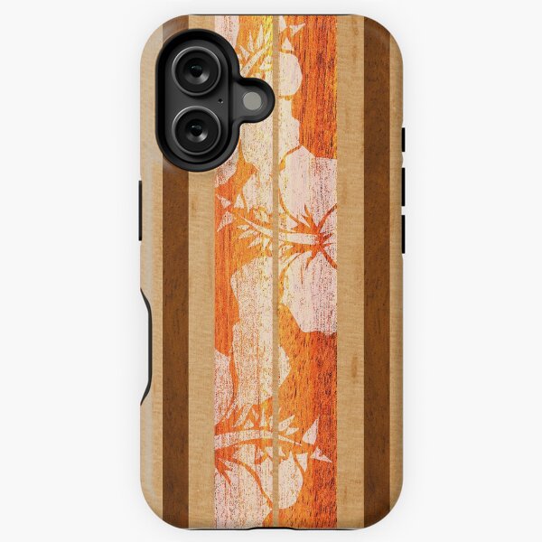 Item preview, Haleiwa Hawaiian Faux Maple Wood Surfboard - Orange  designed and sold by DriveIndustries.