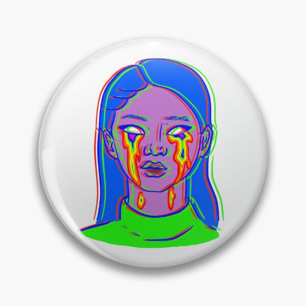 Item preview, Psychedelic Portrait designed and sold by ghouliesgoods.