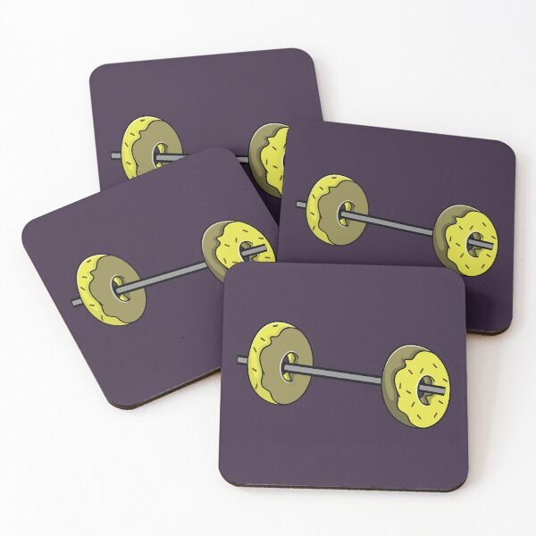 Item preview, Yellow Barbell donuts designed and sold by Donutlovers.
