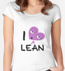 I love lean Women's Fitted Scoop T-Shirt