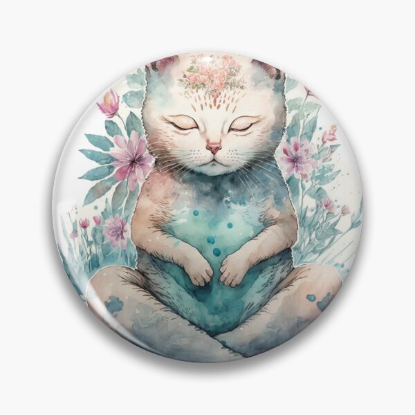Item preview, Yoga Cat Don't hate Meditate 04 designed and sold by printiesart.