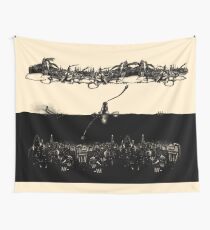 A Tale of Infinite Cities (Landscape) Wall Tapestry