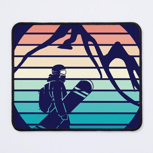 Item preview, Snowboarder in Mountains Sunset designed and sold by trendingatees.
